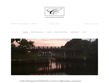 Tablet Screenshot of caskeymonograms.com